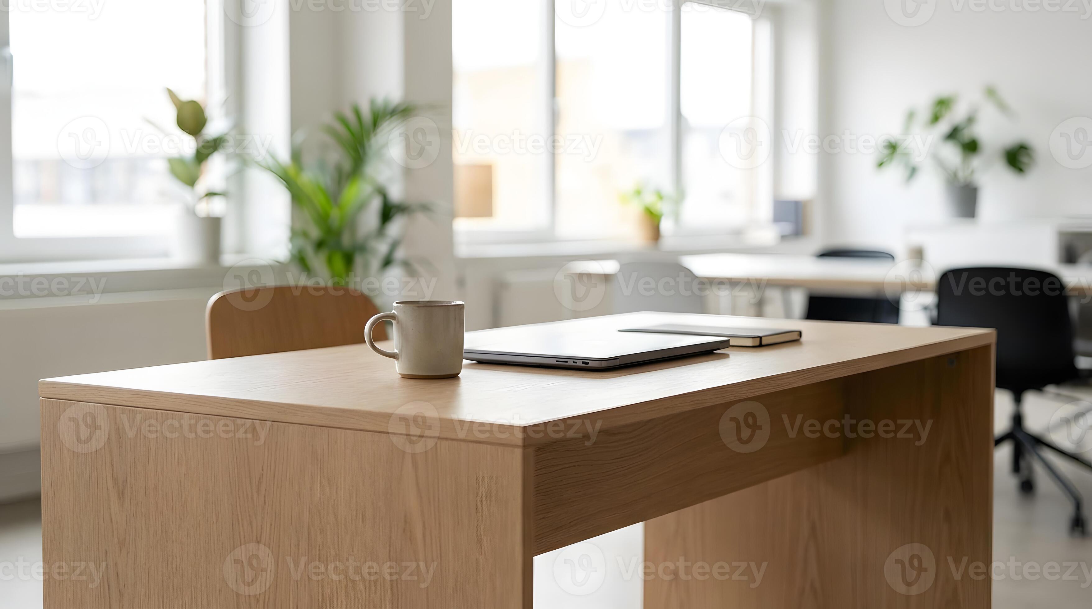 Bright, modern workspace with a laptop ready to build a website